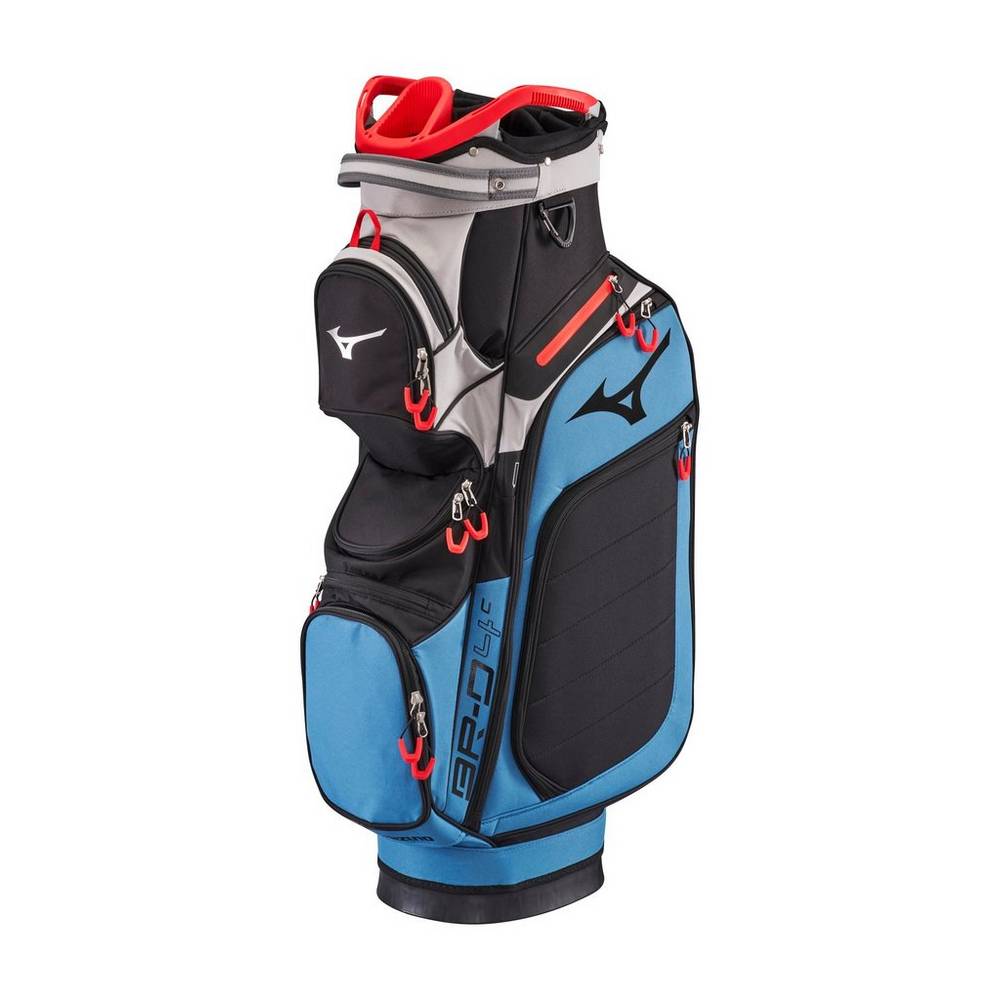 Mizuno Men's BR-D4C Cart Bag Grey Blue/Black (240224-RJE)